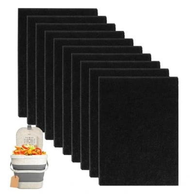 Abbildung von 10 Stück Aktivkohlefilter Bioeimer Filter,Filter kompatibel mit Joseph Lebensmittelbehältern, Aktivkohlefilter, für Kompostbehälter Kohlefilter