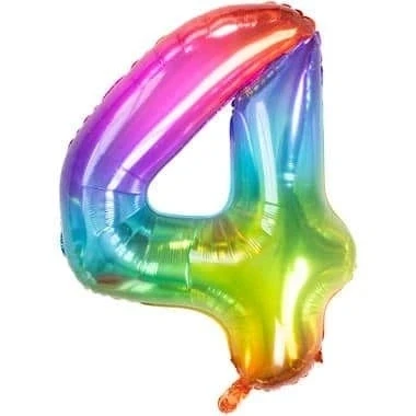 Abbildung von Heliumballon lecker gummiary Regenbogen Abbildung 4 81 cm
