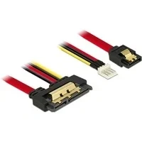 Abbildung von Adapterkabel SATA 7Pin + Floppy 4Pin &gt; 22Pin