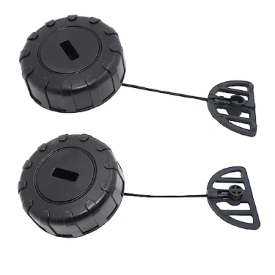 Abbildung von Hippotech Tankdeckel und Öldeckel für STIHL Kettensäge 017 018 MS170 MS180 Ersetzt P/n 1130 350 0500