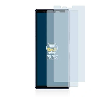 Abbildung von BROTECT 2 Stück Full Cover Schutzfolie für Sony Xperia 5 Screen Displayschutz Folie [3D Curved, Anti Fingerprint, Kristall Klar]