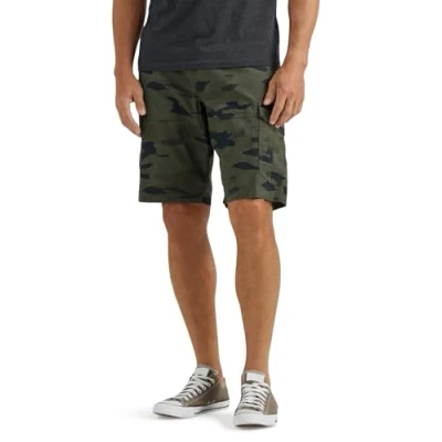 Abbildung von Lee Herren Extreme Motion Swope Cargo Shorts Cargos, Grünes Granit Tarnmuster, 48
