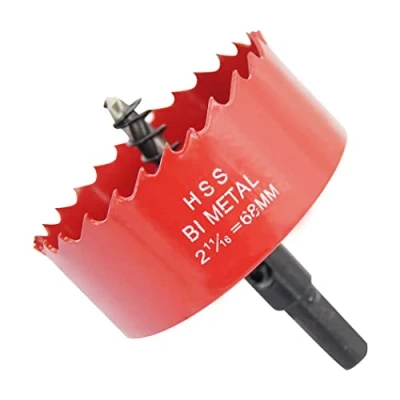 Abbildung von Lochsäge 68mm, LAIWEI Schwerlast Dorn Lochsäge, Lochmesser zum Bohren von Holz, dünnem Blech, Aluminium, PVC und anderen Materialien, Bohrwerkzeug (68mm)