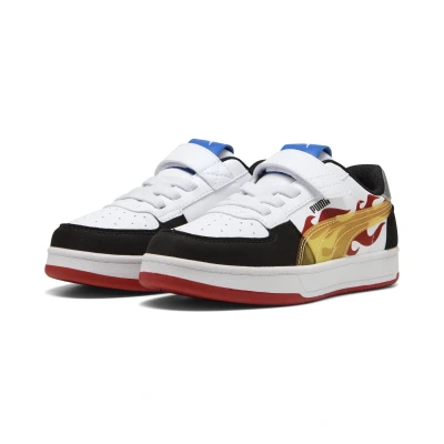 Abbildung von Puma X HOT WHEELS™ Caven 2.0 Sneakers Kinder Schuhe Black/Red Fire/White Größe: 34.5