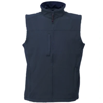 Abbildung von Herren Wandern Jacke Flux Softshell Bodywarmer. schwarz