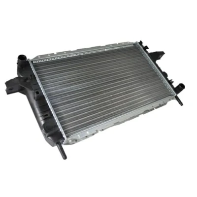 Abbildung von THERMOTEC D7G021TT Kühler, Motorkühlung Kunststoff, Aluminium für Fahrzeuge ohne Klimaanlage 360 600 34 Schaltgetriebe Kühlrippen mechanisch gefügt