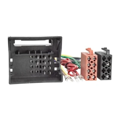 Abbildung von tomzz Audio 7003 012 Radio Adapter Kabel kompatibel mit Audi VW Skoda Seat Quadlock auf 16pol ISO Norm