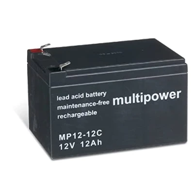 Abbildung von akku net Bleiakku (multipower) MP12 12C zyklenfest, 12V, Lead Acid