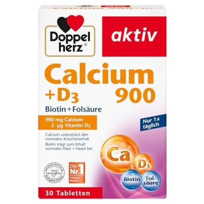 Abbildung von Doppelherz Calcium 900+d3 Tabletten