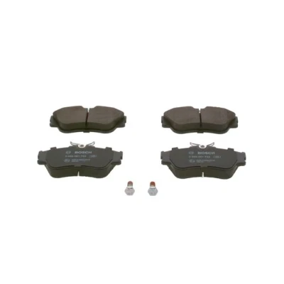 Abbildung von BOSCH 0 986 461 753 Bremsbelagsatz Low Metallic mit Anti Quietsch Blech, Schrauben Zubehör VOLKSWAGEN: Transporter 4 Kastenwagen