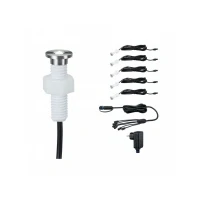 Abbildung von Paulmann LED Einbauleuchte &quot;Plug &amp; Shine&quot;, 5 flammig, Leuchtmittel Modul fest integriert, Modul, IP67 3000K incl. Driver
