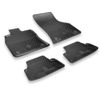 Abbildung von HEYNER PREMIUM OEM 737000 Fußmattensatz Gummi 4 schwarz 670 x 560 40 mm VOLKSWAGEN: Golf 7 Schrägheck, Variant, VIII Schrägheck