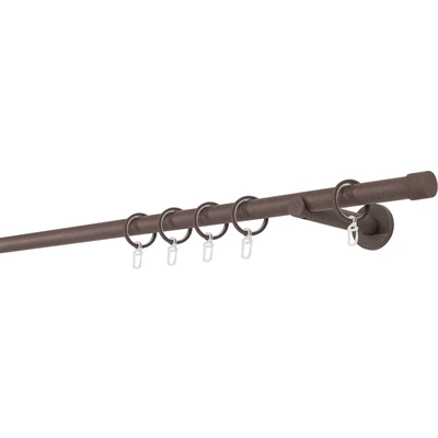 Abbildung von mydeco Gardinenstange &quot;20mm Cap Wandträger 12 cm&quot;, 1 läufig läufig, Fixmaß