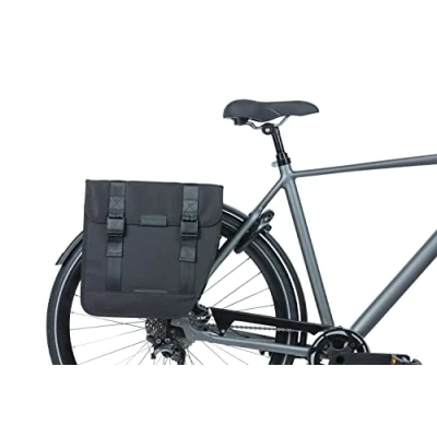 Abbildung von Doppelpacktasche Basil Tour Double XL 35 Liter 34 X 14 Cm Schwarz