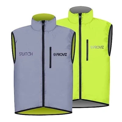 Abbildung von Ärmellose. reflektierende Jacke Erwachsene SWITCH JACKET