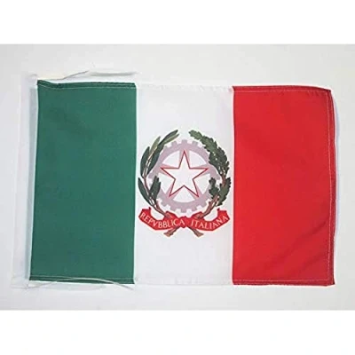 Abbildung von AZ FLAG Flagge Italien Staatsschiffflagge 45x30 Cm Mit Kordel Italienische Fahne 30 x 45 Flaggen