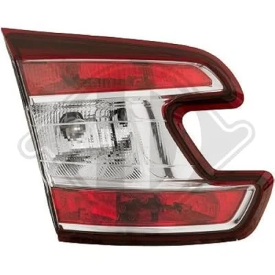 Abbildung von DIEDERICHS Priority Parts 4465693 Rückleuchte links innerer Teil mit Glühlampen Lampenträger RENAULT: MEGANE 3 Grandtour