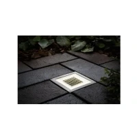 Abbildung von Paulmann LED Einbauleuchte &quot;Cube&quot;, 1 flammig, Leuchtmittel Board fest integriert, Board, Bodeneinbauleuchten Set, Solar, Edelstahl