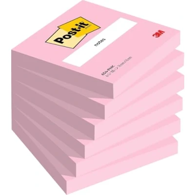 Abbildung von Post it Notes, Pink, 76 mm x mm, 100 Blatt/Block, 6 Blöcke/Packung