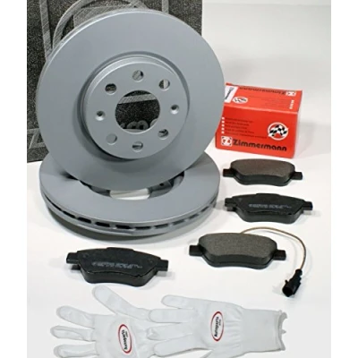 Abbildung von Autoparts Online Set 60012691 Zimmermann Bremsscheiben Coat Z/Bremsen + Bremsbeläge für vorne/die Vorderachse