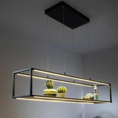Abbildung von LED, Pendelleuchte, Paul Neuhaus, schwarz, 4x8W,3840lm