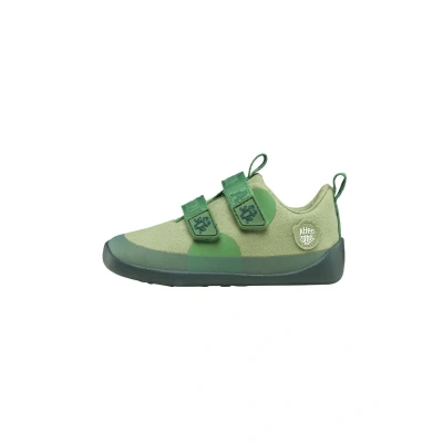 Abbildung von Affenzahn Barfußschuh Baumwolle Lucky Frosch 29 Grün