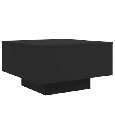 Abbildung von vidaXL Couchtisch Schwarz 55x55x31 cm Holzwerkstoff (1 St)
