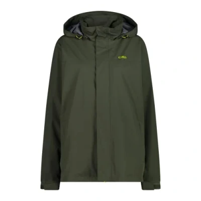 Abbildung von CMP Herrenjacke mit Kapuze und Druckknöpfen, Ölgrün, 54