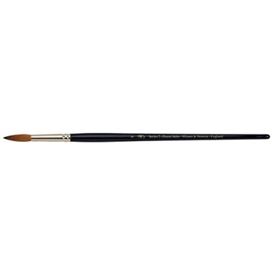 Abbildung von Winsor &amp; Newton 5007009 Serie 7 Aquarellpinsel, Kolinski Rund Pinsel Nr. 9 6,3 mm, Qualität von Handarbeit