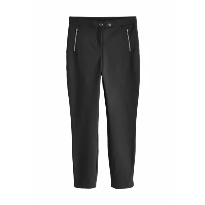 Abbildung von Next Skinny Petite Stoffhose, Damen, Größe: 40, Mottled black