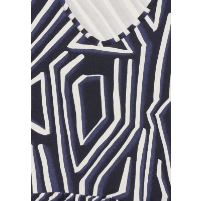 Abbildung von Cecil MIT Print Jerseykleid, Damen, Größe: Small, Blau
