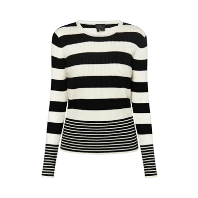 Abbildung von altiplano Damen Strickpullover 39728502 AL05, WOLLWEISS SCHWARZ, M/L