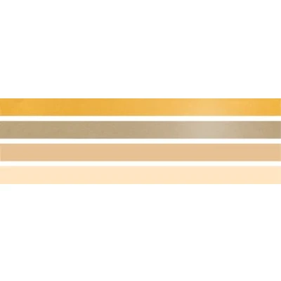 Abbildung von Heyda Faltstreifen Set für Fröbelsterne 1,5 x 45 cm goldfarben