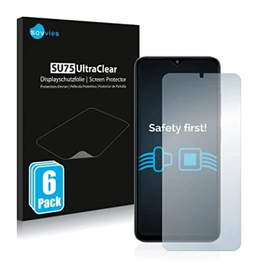 Abbildung von Savvies 6 Stück Schutzfolie für Xiaomi Poco M5 Displayschutz Folie Ultra Transparent