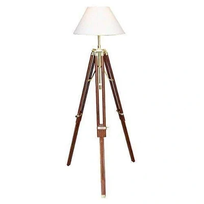 Abbildung von linoows Tripod Stehlampe, Stehleuchte, Stativlampe Dreibein Lampe, Bodenlampe 146 cm