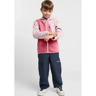 Abbildung von Jack Wolfskin Actamic GRID Midlayer Unisex Fleecejacke für Kinder, Größe: 116, Rose