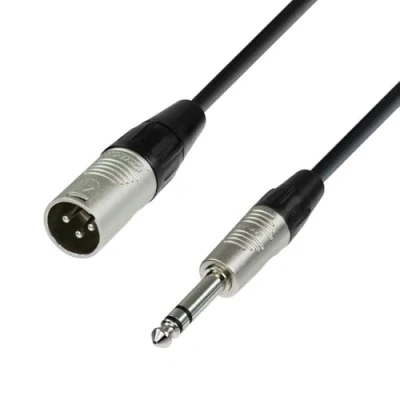 Abbildung von Adam Hall 4 Star Series Rean 10 m XLR Kabel männlich auf 6,3 mm Klinkenstecker