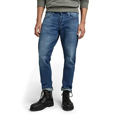 Abbildung von G STAR RAW Herren 3301 Regular Tapered Jeans, Blau (faded santorini 51003 C911 C767), 27W / 32L