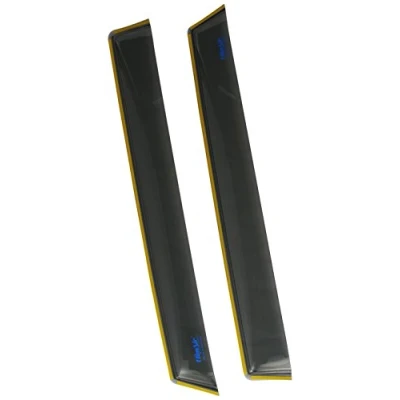 Abbildung von Windabweiser Master (Hinten) kompatibel mit Audi A3 8P Sportback 2004 2012, Rauchgrau