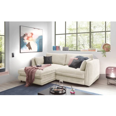 Abbildung von ED EXCITING DESIGN Ecksofa &quot;Stanley&quot;, frei im Raum stellbar, mit Schlaffunktion und Bettkasten