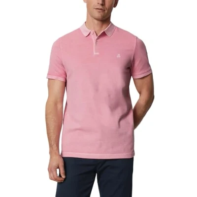 Abbildung von Marc O&#039;Polo Kurzarmshaped Poloshirt, Herren, Größe: Small, Pink sugar