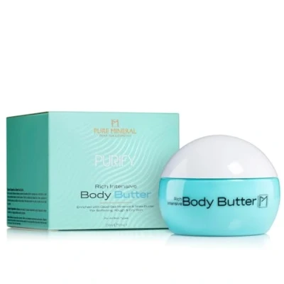 Abbildung von Pure Mineral Intensives Körperbutter mit Sheabutter Tiefe Feuchtigkeit, Mineralien aus dem Toten Meer Für alle Hauttypen Ohne Silikone, Sulfate, Parabene 250ml
