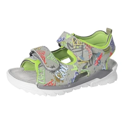 Abbildung von Ricosta WAVE WMS: Mittel Sandale, Sommerschuh, Klettschuh, Sandalette, mit coolem Print