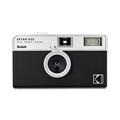 Abbildung von Kodak Half Frame Film Camera EKTAR H35 Black Kompaktkamera
