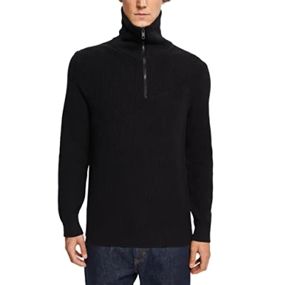 Abbildung von Esprit SUS F Troyer Strickpullover, Herren, Größe: Large, Black