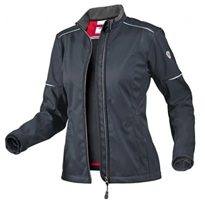 Abbildung von BP 1878 572 56 2XL Damen Softshell Jacke, Stehkragen, Frontreißverschluss, 300,00 g/m² 100% Polyester, anthrazit,