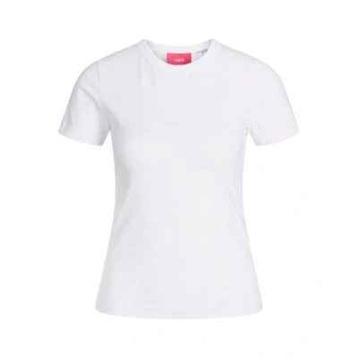 Abbildung von JJXX Damen Jxgigi Str Ss Tee Jrs Sn, Bright White, S