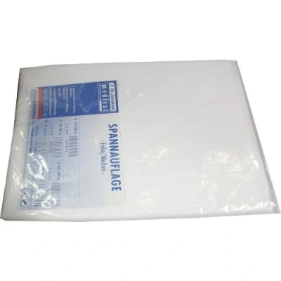 Abbildung von Molton Spannauflage 90x200 cm mit Folie einseitig