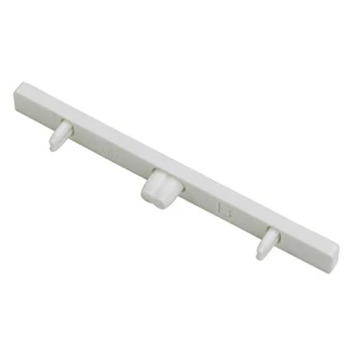 Abbildung von GARDINIA Gardinenstangen Endstück 3 läufig, (2 St), Serie Aluminium Vorhangschiene läufig