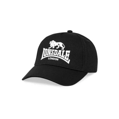 Abbildung von Lonsdale Beckbury Cap, Herren, Größe: One Size, Black white